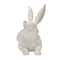 Hello Honey® 16.5" Decorative Resting Rabbit with Birds Figurine